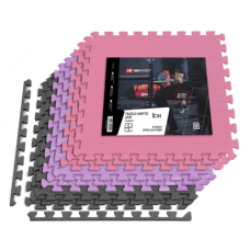 Мат-пазл Hop-Sport HS-A010PM EVA 1cm 9 частей gray-purple-pink
